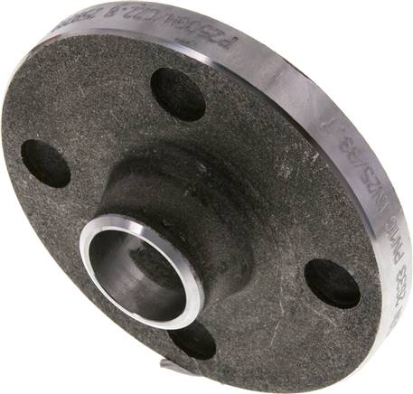 Vorschweißflansch DN25-PN16 (DIN), DIN 2633, 33,7mm, Stahl schwarz