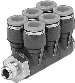 FESTO QSLV6-1/2-12 (153250) Mehrfachverteiler