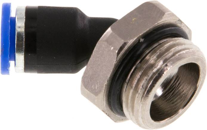 45°-Steckanschluss G 3/8"-6mm, IQS-Standard