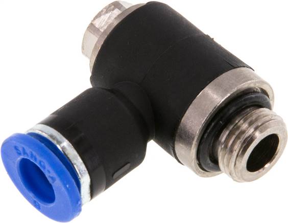 Winkel-Steckanschluss G 1/8"-6mm, IQS-Standard, während der Montage positionierbar