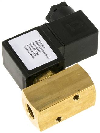 2/2-Wege Vakuumventil (NC), G 1/4", -0,9 bis 5bar, 230 V AC
