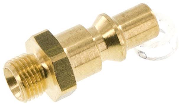Kupplungsstecker (ARO/ORION) G 1/8"(AG), Messing, NW 5,5