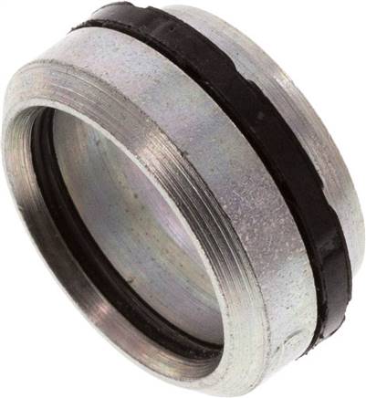 Schneidring Stahl verzinkt mit Elastomerdichtung 15 L (M22x1,5)