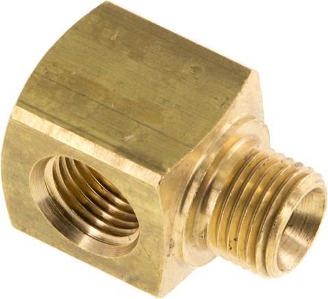 T-Stücke G 1/8"(AG)-2xG 1/8"(IG), Messing