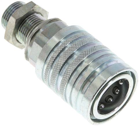 Schott-Steckkupplung ISO7241-1A, Muffe Baugr.3, 12 S (M20x1,5)