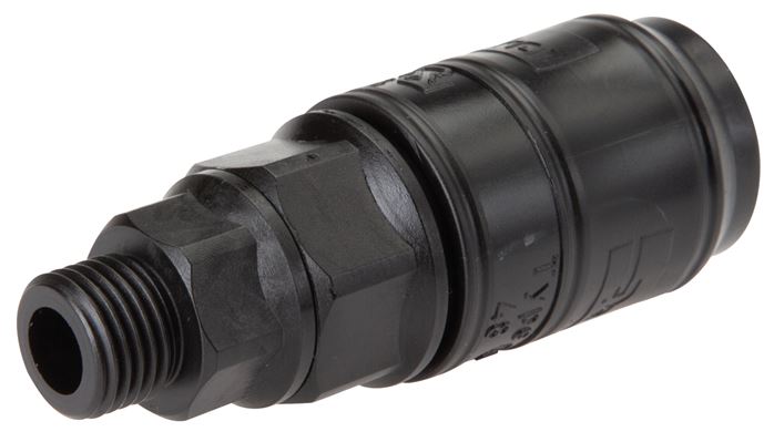Schnellkupplung (NW7,2) G 1/4", POM (AG)