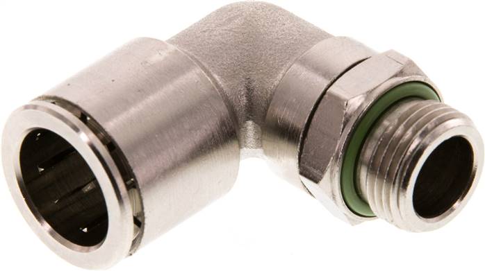 Winkel-Steckanschluss G 3/8"-16mm, IQS-MSV (Hochtemperatur), Dichtung FKM