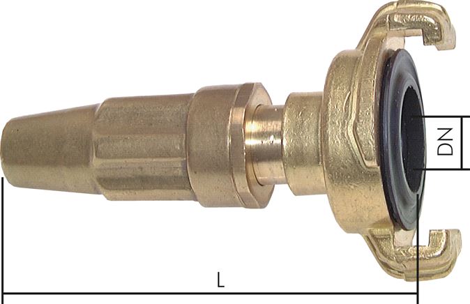 GK-Schlauchspritze, 1" - DN 20mm