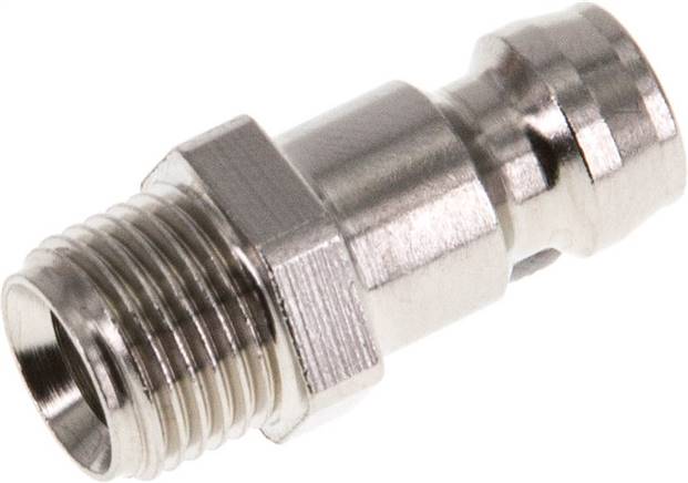 Temperierkupplungsstecker 9mm Zapfen,G 1/8"(AG)