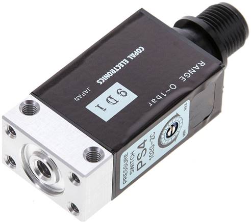 elektron. Druckschalter 0 - 1 bar, M 12-Stecker (A-codiert, 4-polig)
