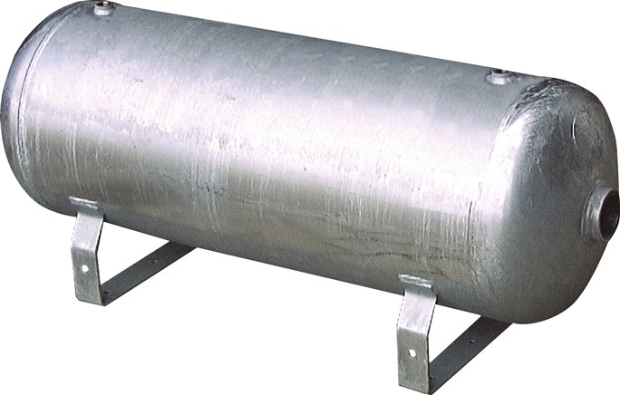Druckluftbehälter 50 lt, 11 bar, Stahl verzinkt, AD 2000, BHL 50/11 V
