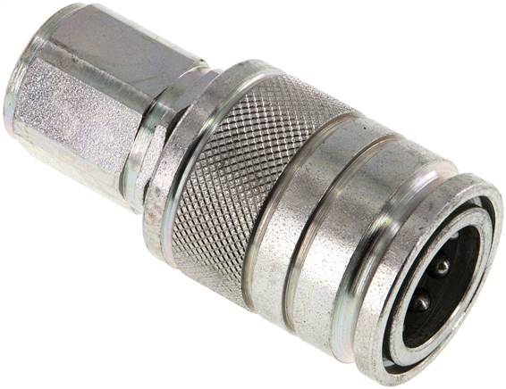 Steckkupplung ISO7241-1A, Muffe Baugr.2T, M 18x1,5(IG)