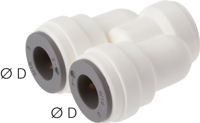 U-Steckanschluss 1/4" (6,35 mm), IQS-LE (EPDM-Dichtung)