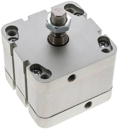 ISO 21287-Zylinder, doppeltw., Kolben 80mm, Hub 20mm, Kolbenstange AG