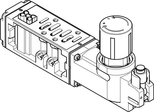 FESTO VABF-S2-2-R6C2-C-10 (555782) Reglerplatte