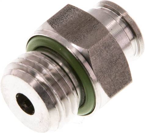 Gerader Steckanschluss G 1/4"-6mm, IQS-Edelstahl