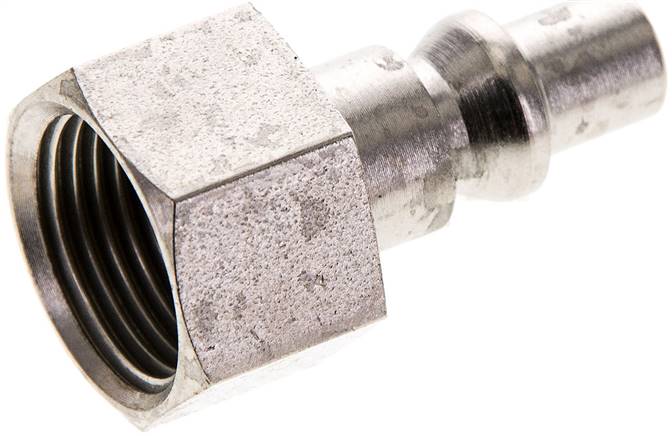 Kupplungsstecker (ARO/ORION) G 3/8"(IG), Stahl gehärtet & vernickelt, NW 5,5