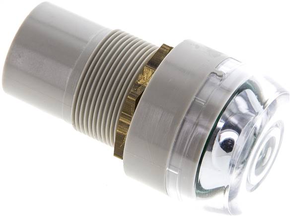 Kunststoff-Druckanzeige, grün, Steckschlauch 4 mm Ø außen
