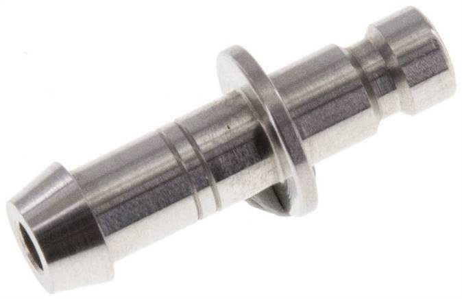 Kupplungsstecker (NW2,7) 5mm Schlauch, Edelstahl