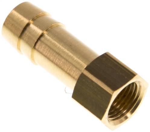 Aufschraub-Schlauchtülle G 1/8"-9 (3/8")mm, Messing