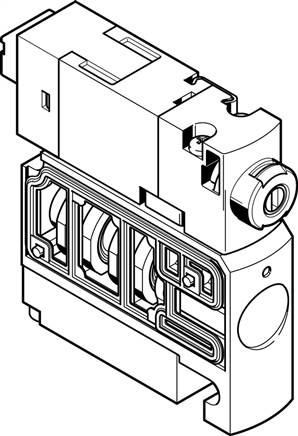 FESTO CPVSC1-M1LH-N-H-M5O (547321) Magnetventil