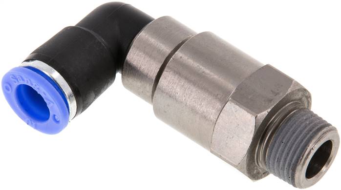 Winkel-Schnelldrehverschraubung R 3/8"-10mm, IQS-Standard