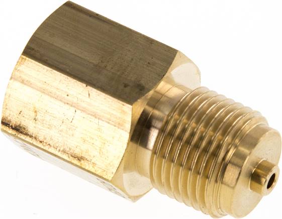 Manom.-Reduzierung G 1/2"(AG)-M 20x1,5(IG). Messing, 46mm