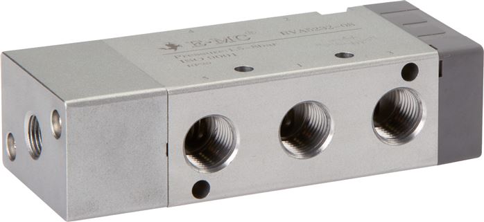 5/2-Wege Pneumatikventil, Federrückstellung, G 1/4" (Pilot G 1/8")