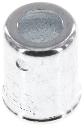 Schlauchhülse für Niederdruckschlauch DN4(9,5 - 10mm) Stahl