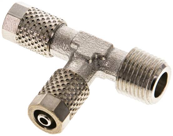 LE-Verschraubung R 1/8"-5x3mm, Messing vernickelt