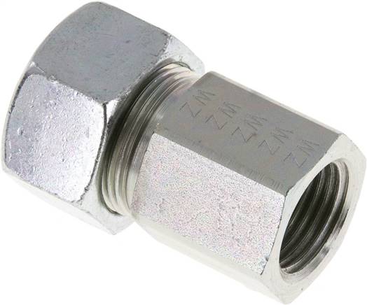 Aufschraub-Schneidringverschr. G 1/2"-18 L (M26x1,5), Stahl verzinkt
