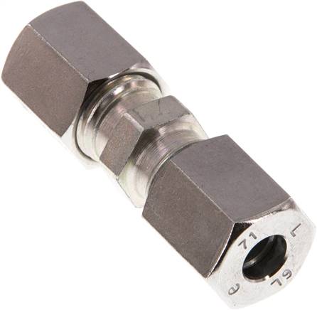 Gerade Schneidringverschraubung 6 L (M12x1,5), Stahl verzinkt