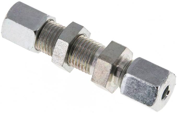 Schott-Schneidringverschraubung 6 S (M14x1,5), Stahl verzinkt