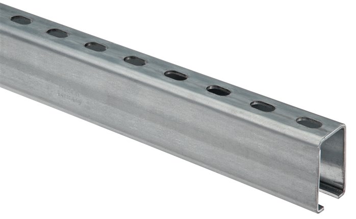 Montageschiene MS 40/60, 6 mtr., Stahl verzinkt