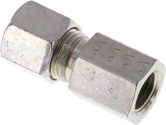 Aufschraub-Schneidringverschr. G 1/4"-8 S (M16x1,5), Stahl verzinkt