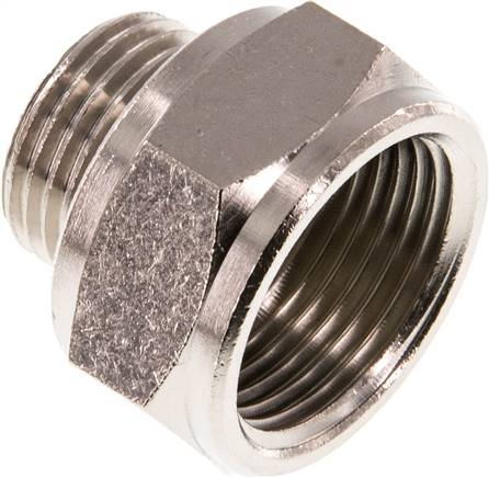 Reduziernippel G 1/2"(AG)-G 3/4"(IG), Messing vernickelt