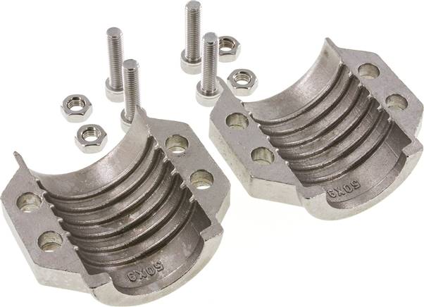 Klemmschalen 67 - 69mm, 1.4401, EN 14423 (DIN2826)