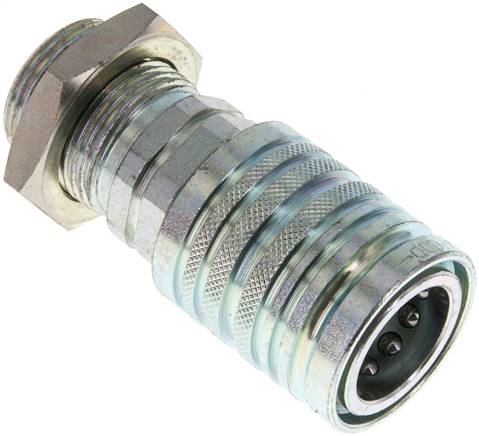 Schott-Steckkupplung ISO7241-1A, Muffe Baugr.3, 20 S (M30x2)