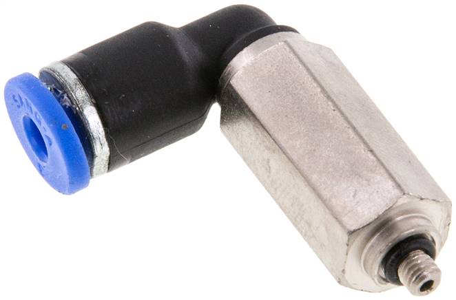 Winkel-Steckanschluss, lang M 3-3mm, IQS-Standard
