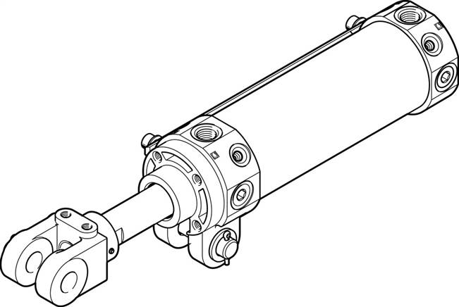 FESTO DWC-50-75-Y-A-G (572347) Gelenkzylinder
