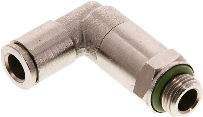 Winkel-Steckanschluss, lang G 1/8"-6mm, IQS-MSV (Hochtemperatur), Dichtung FKM