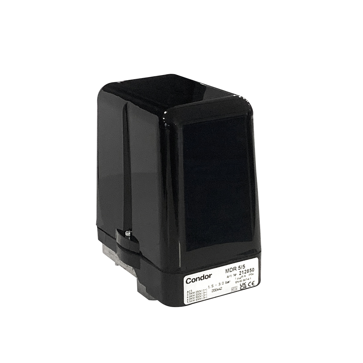 Pressostato Condor MDR 5/5 1,5-5 bar G 1/2" Alu 212850