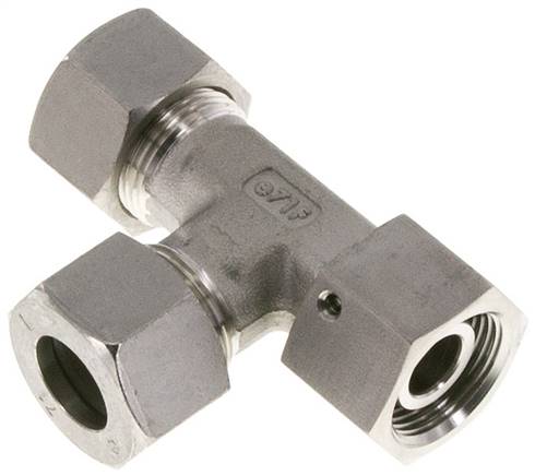 Einstellb. L-Schneidringverschraubung 15 L (M22x1,5), 1.4571, mit Dichtkegel und O-Ring