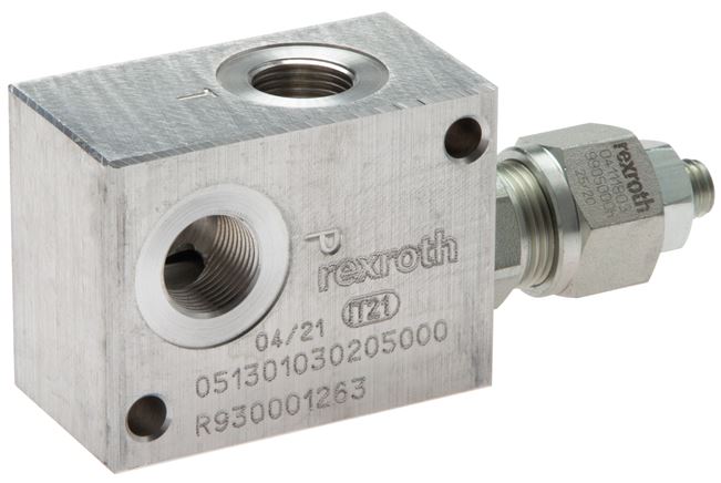Druckbegrenzungsventil G 1/2", max. 50 bar, max. 30 l/min