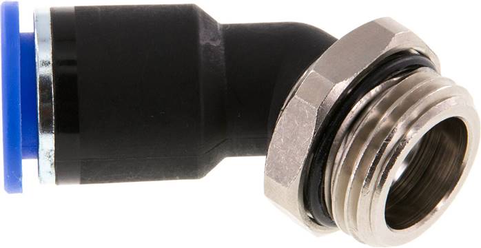 45°-Steckanschluss G 1/2"-12mm, IQS-Standard