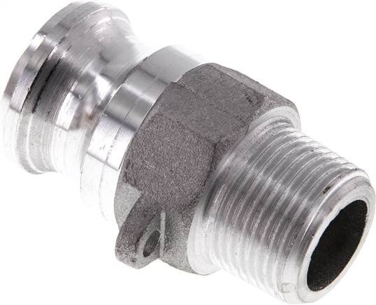 Kamlock-Stecker (F) R 3/4"(AG), Aluminium