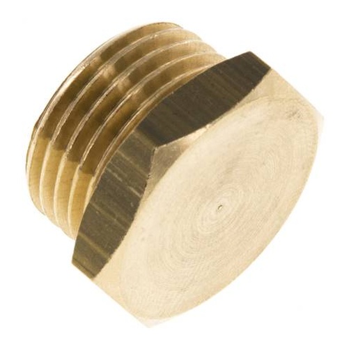 Tappo maschio G 1/2", ottone, standard