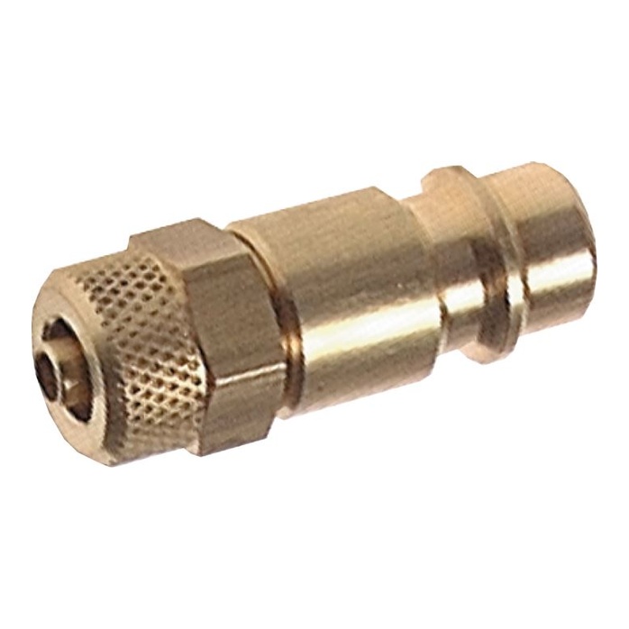 Tappo di accoppiamento (NW7.2) tubo flessibile 8x6mm, ottone