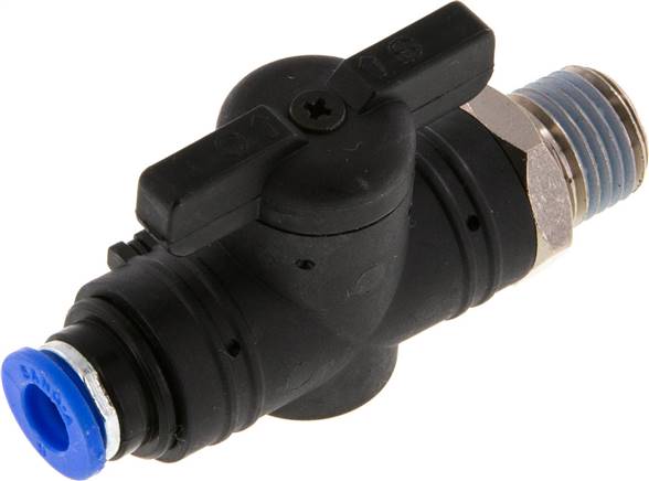 Absperrhahn R 1/4"-6mm, IQS-Standard
