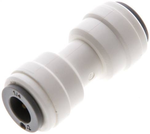 Gerader Steckanschluss 1/4" (6,35 mm)-1/4" (6,35 mm), IQS-LE (EPDM-Dichtung)